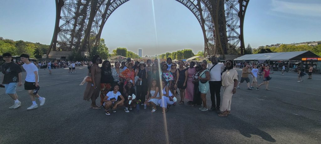 Beneath the Eiffel Tower, Paris